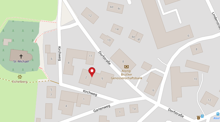 Karte: Kirchweg 2, 85567 Bruck