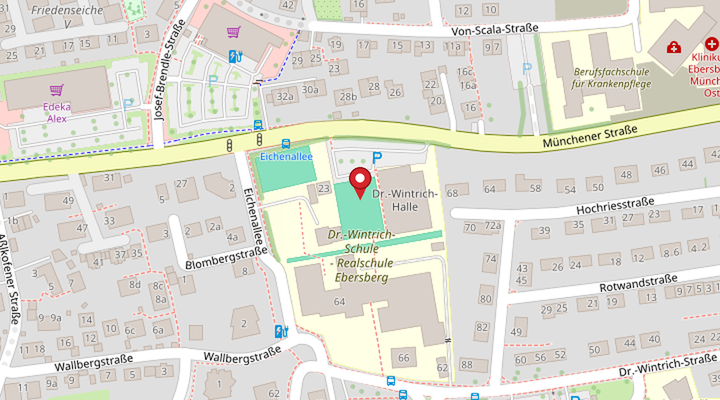 Karte: Münchener Str. 21, 85560 Ebersberg